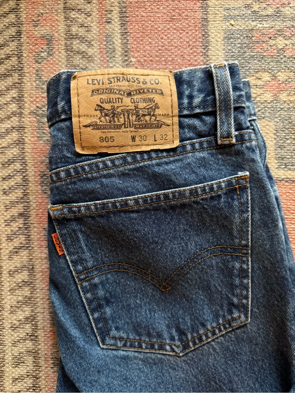 Vintage Levi’s Orange Tab 805 Straight Leg Jeans